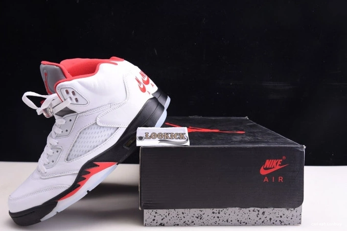 DA1911-102 Retro (2020) 5 Fire Silver Red Air Jordan Tongue 1009